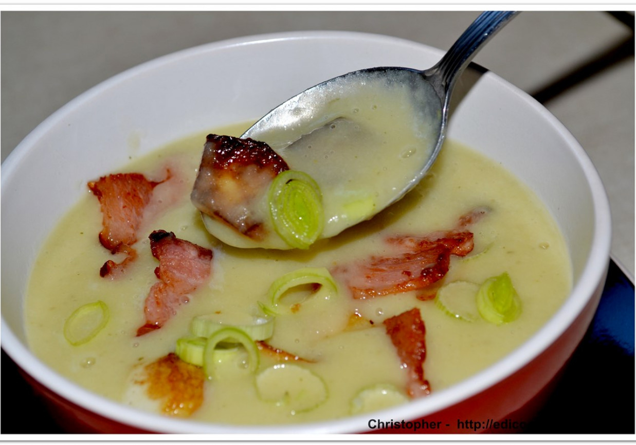 Sycąca szwedzka zupa . foto