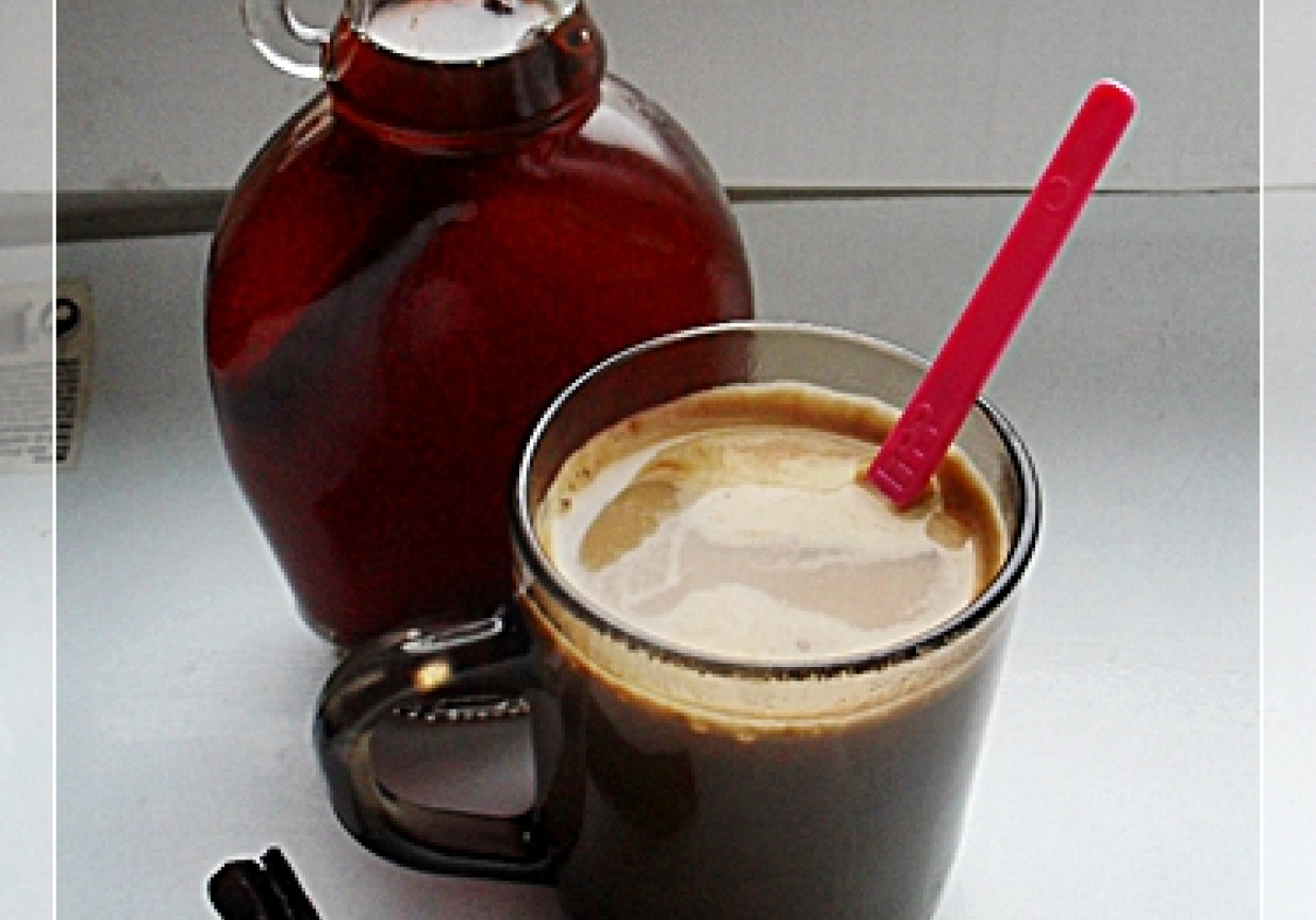 Syrop cynamonowy do kawy i herbaty foto