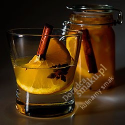 Syrop pomarańczowy do herbaty, deserów, grzańca- pieknie pachnący cytrusami