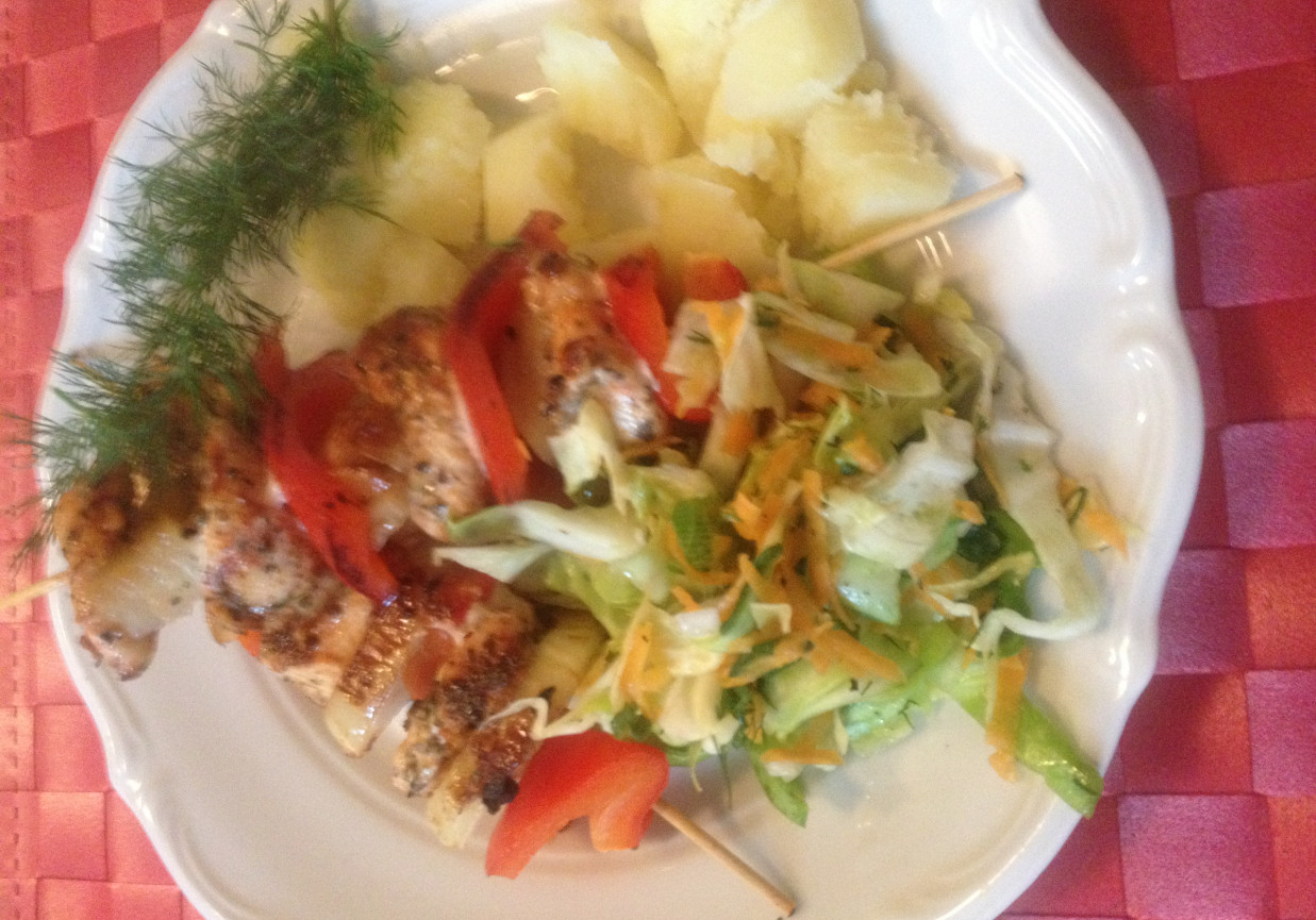 Szaszłyki drobiowe foto