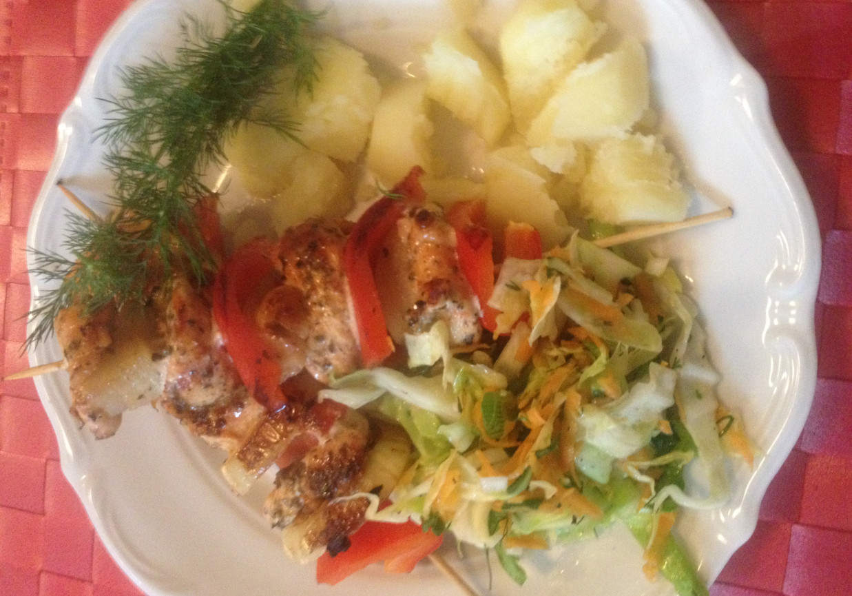 Szaszłyki drobiowe foto