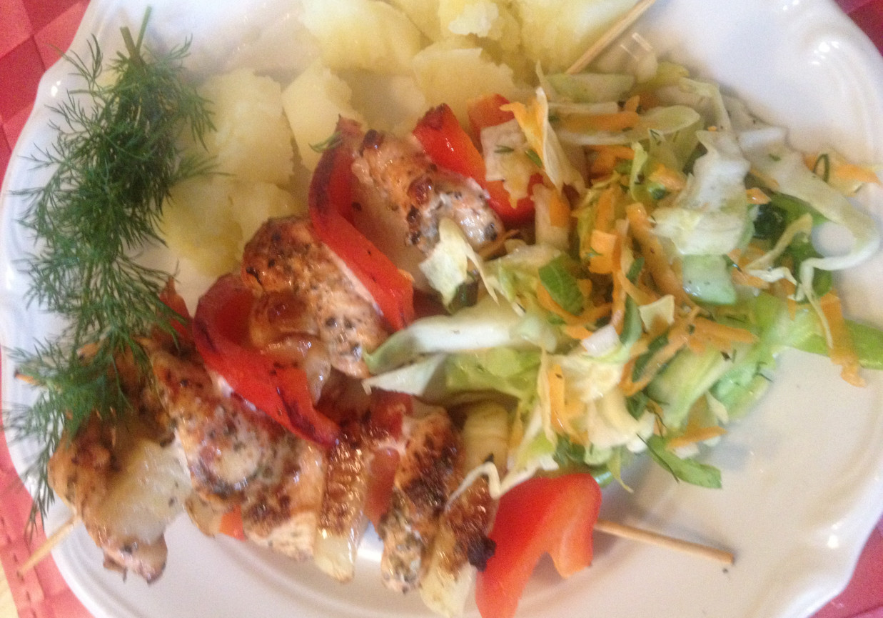 Szaszłyki drobiowe foto