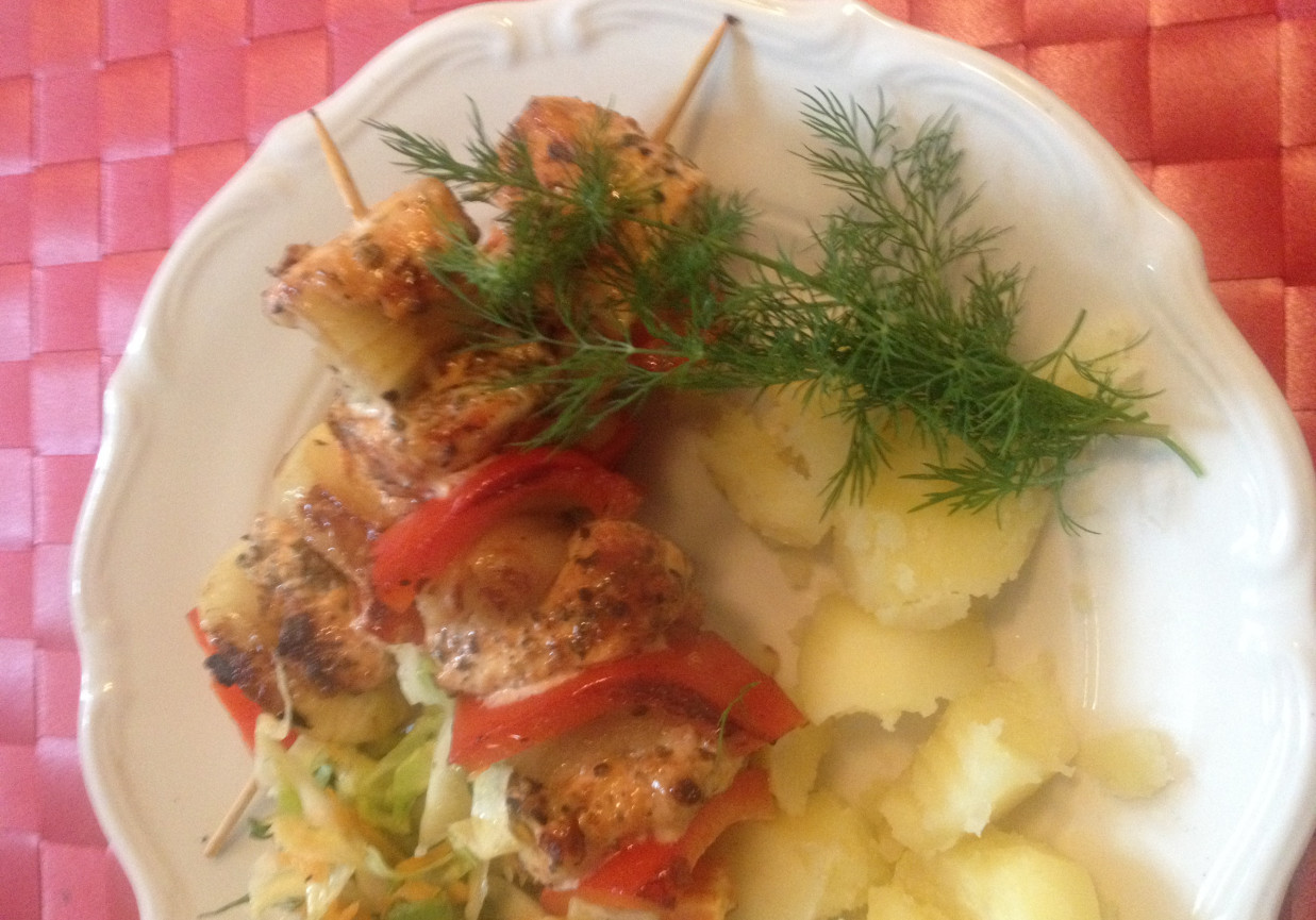 Szaszłyki drobiowe foto