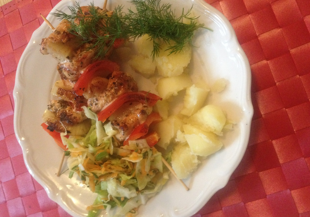 Szaszłyki drobiowe foto