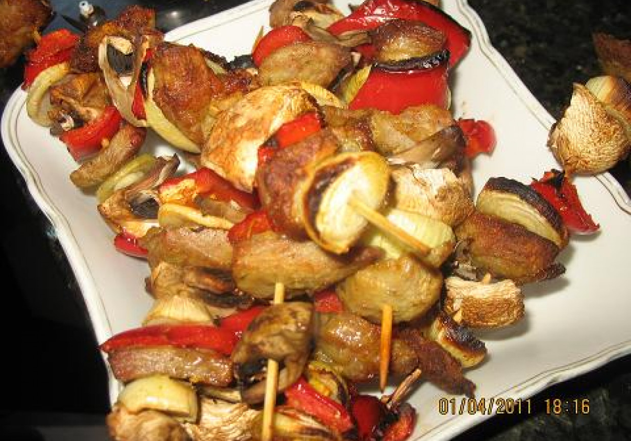 szaszłyki z karkówki foto