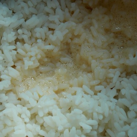 Krok 2 - Szparagi zapiekane w ryżu z boczkiem foto