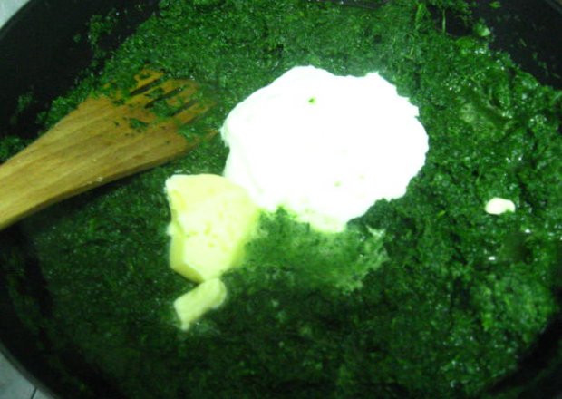 Fotografia przedstawiająca Szpinak ze śmietaną