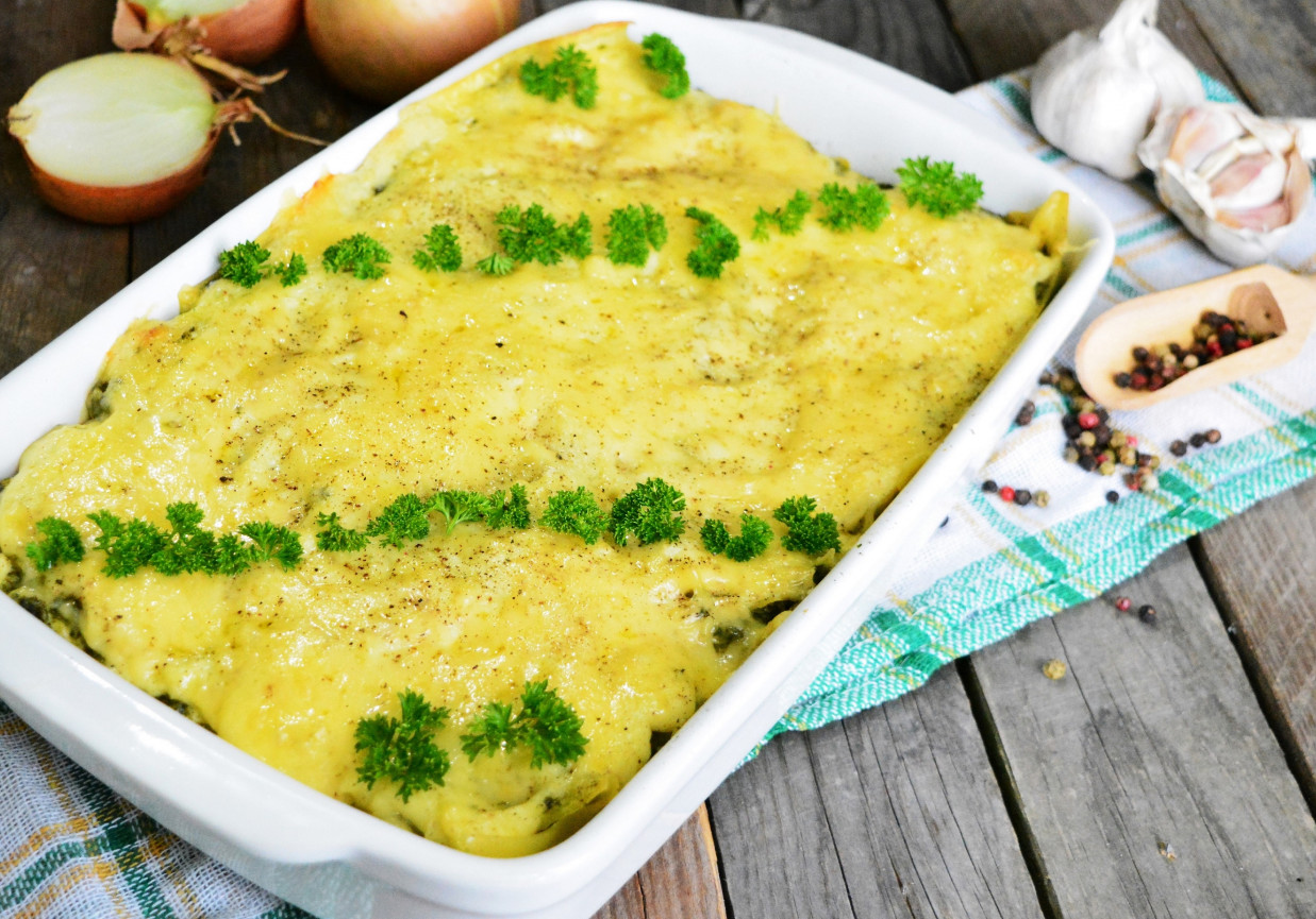 Szpinakowa lasagne foto
