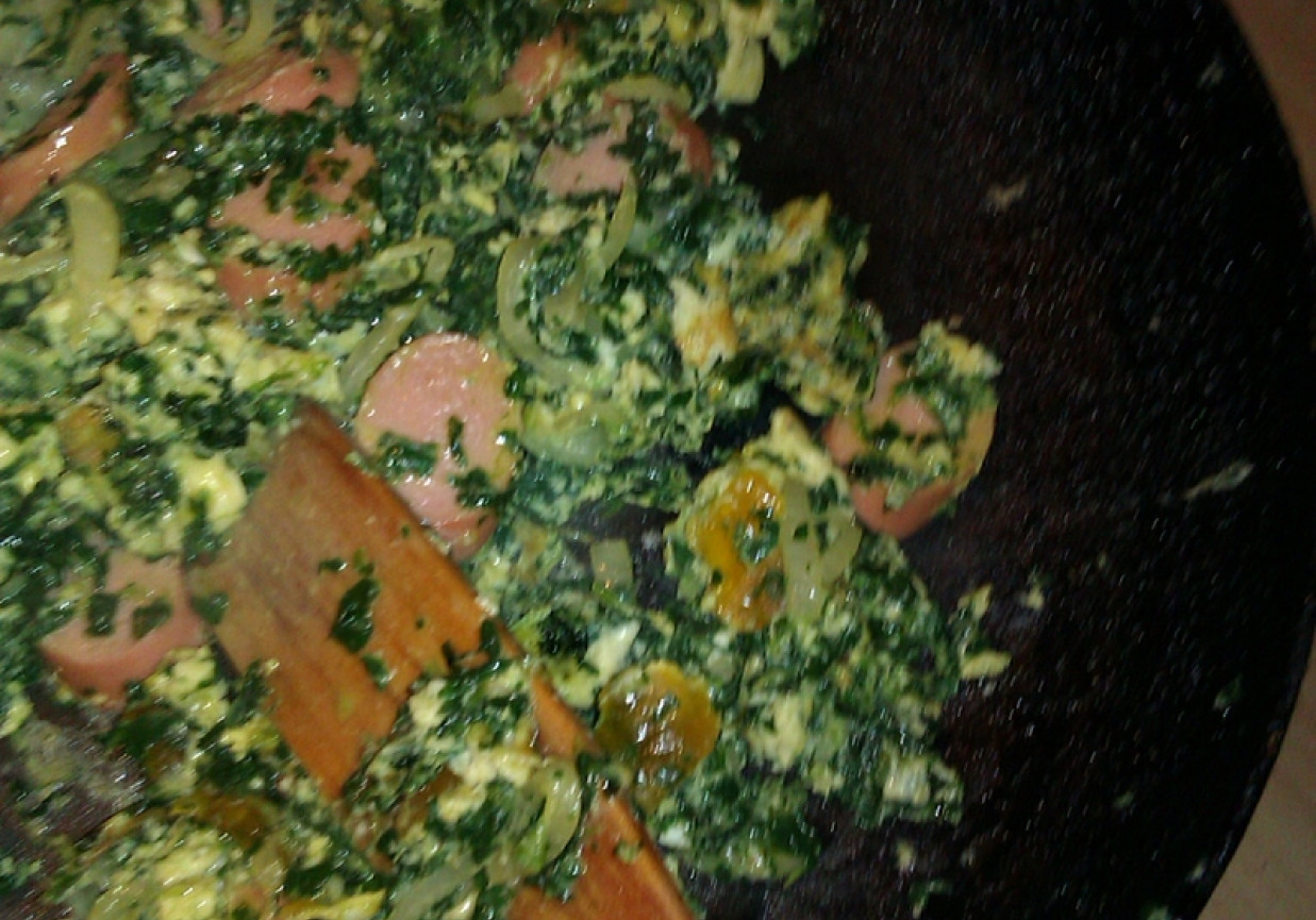 Szpinakowy a'la omlet foto