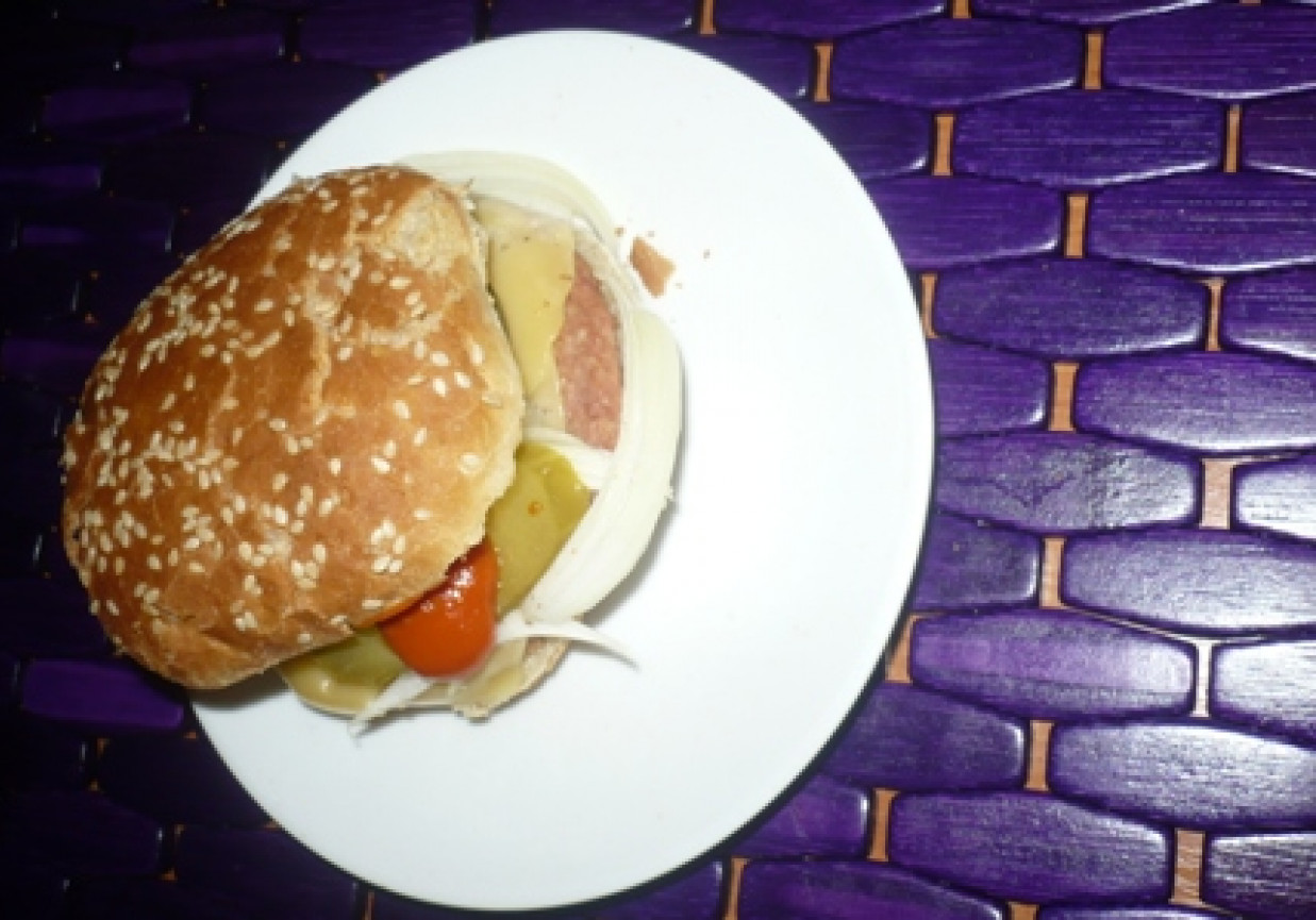 szybka kolacja- hamburgery foto