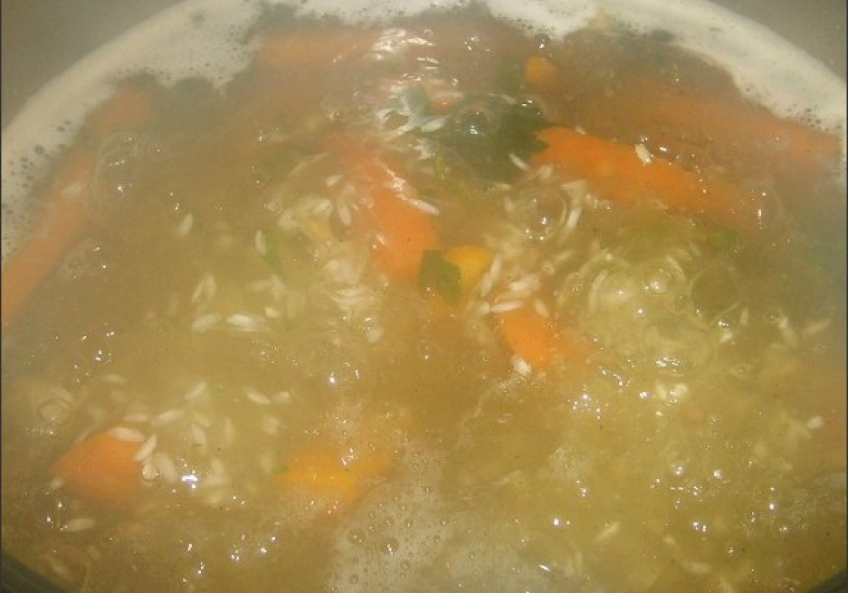 szybka ryżowa zupa foto