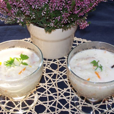 Krok 5 - Szybka, smaczna i zdrowa, czyli ryżowa zupa z króliczym wsadem :) foto