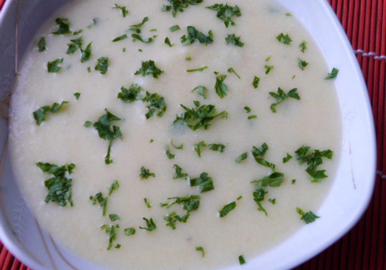 Szybka zupa krem z selerów foto