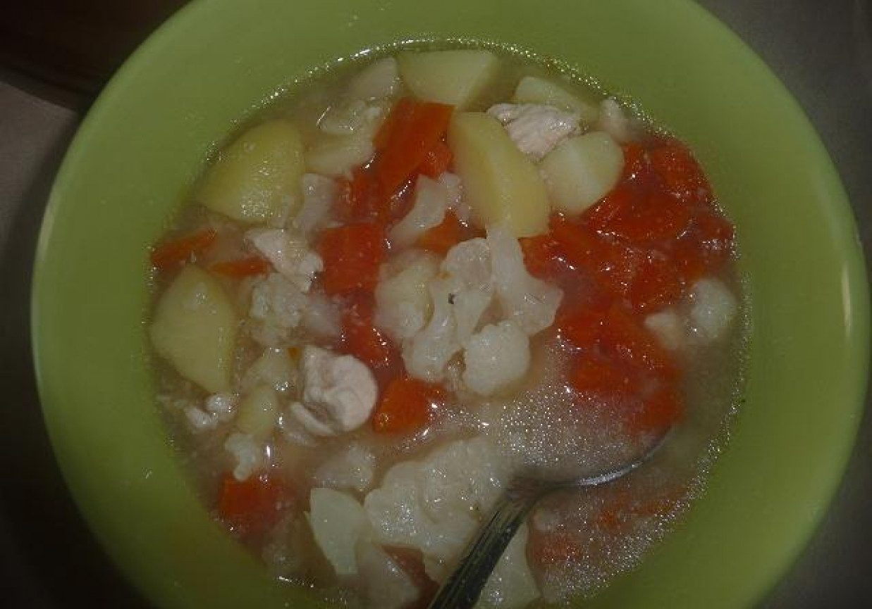 szybka zupka warzywna foto