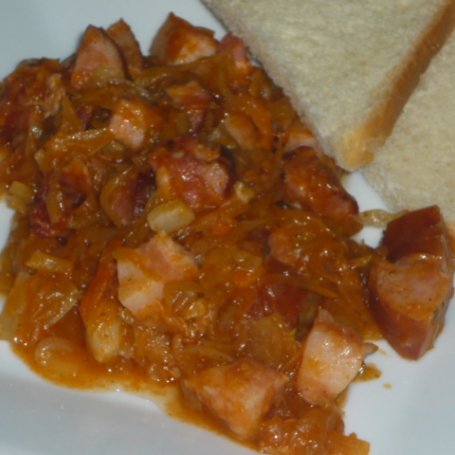 Krok 11 - szybki aromatyczny bigos foto