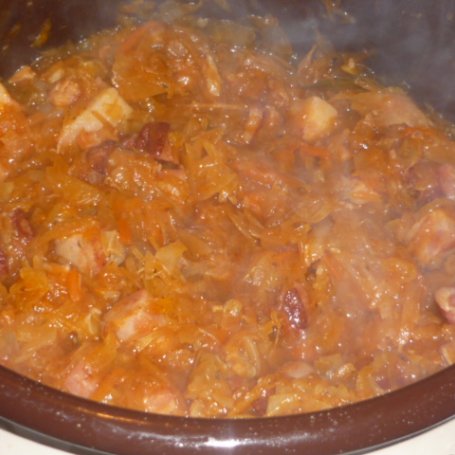 Krok 10 - szybki aromatyczny bigos foto