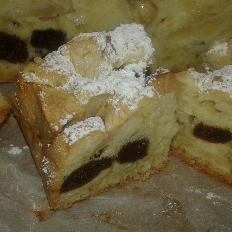 Krok 10 - Szybkie ciasto figowo - jabłkowe foto