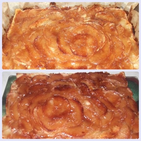 Krok 3 - Szybkie ciasto jabłkowo-karmelowe foto