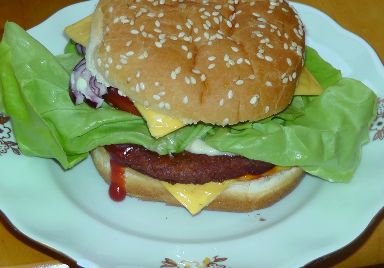 Szybkie hamburgery foto