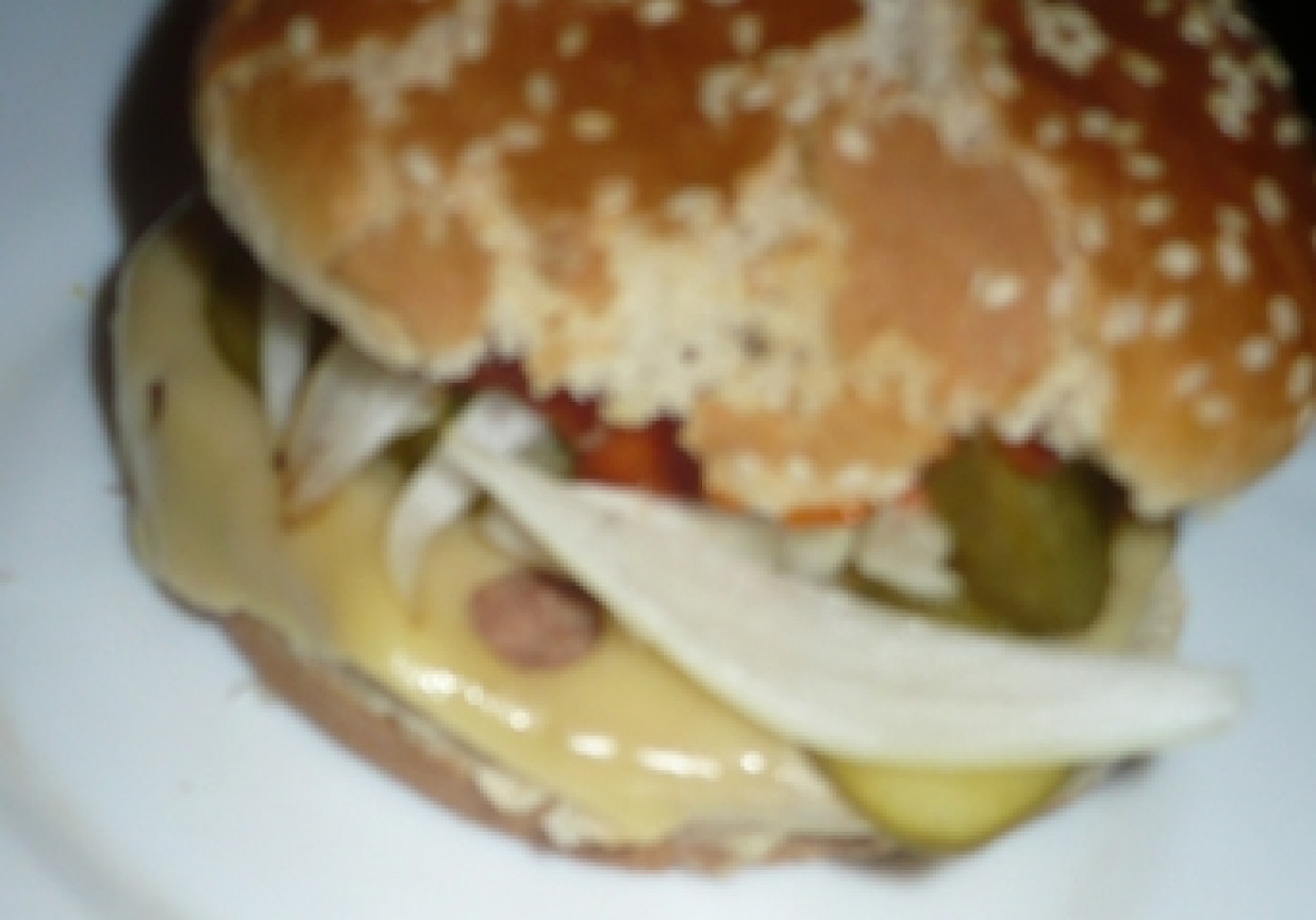 Szybkie hamburgery foto