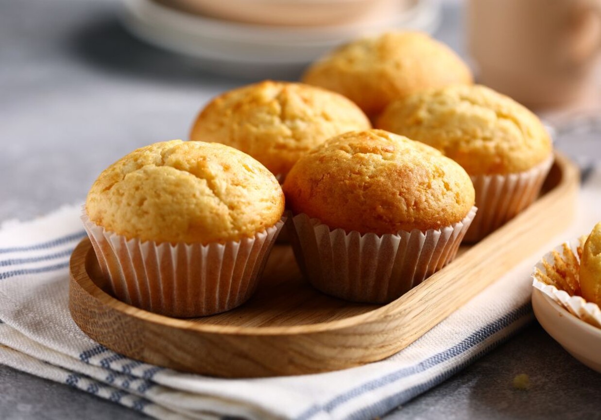 Szybkie i dobre muffiny z budyniem foto