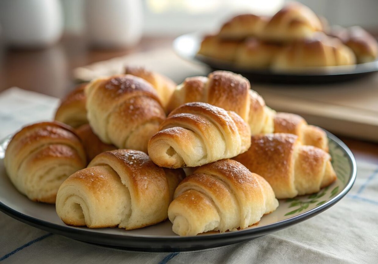 Szybkie rogaliki serowe foto