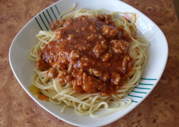 Fotografia przedstawiająca Szybkie spaghetti.