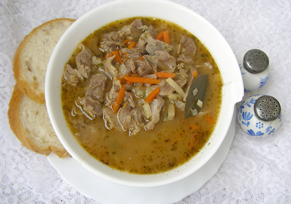 szybkowar-flaki z żołądków drobiowych... foto