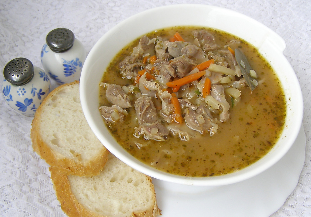 szybkowar-flaki z żołądków drobiowych... foto