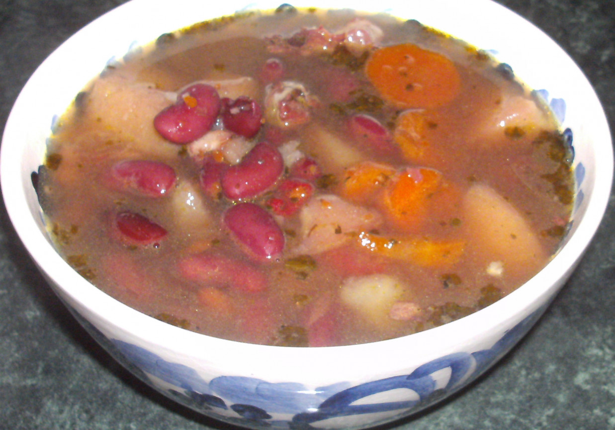 szybkowar-zupa z czerwonej fasoli... foto
