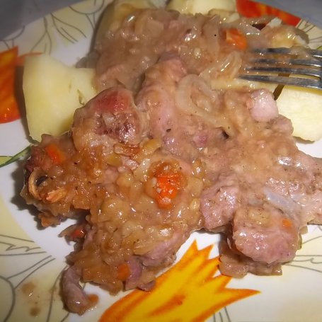 Krok 3 - szykie bitki w sosie cebulowym dla leniwych foto