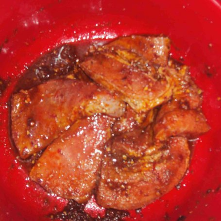 Krok 1 - szynka wieprzowa w sosie własnym foto