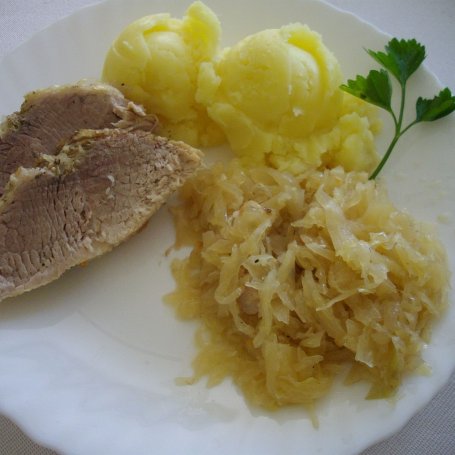 Krok 5 - Szynka wp. w kapuście foto