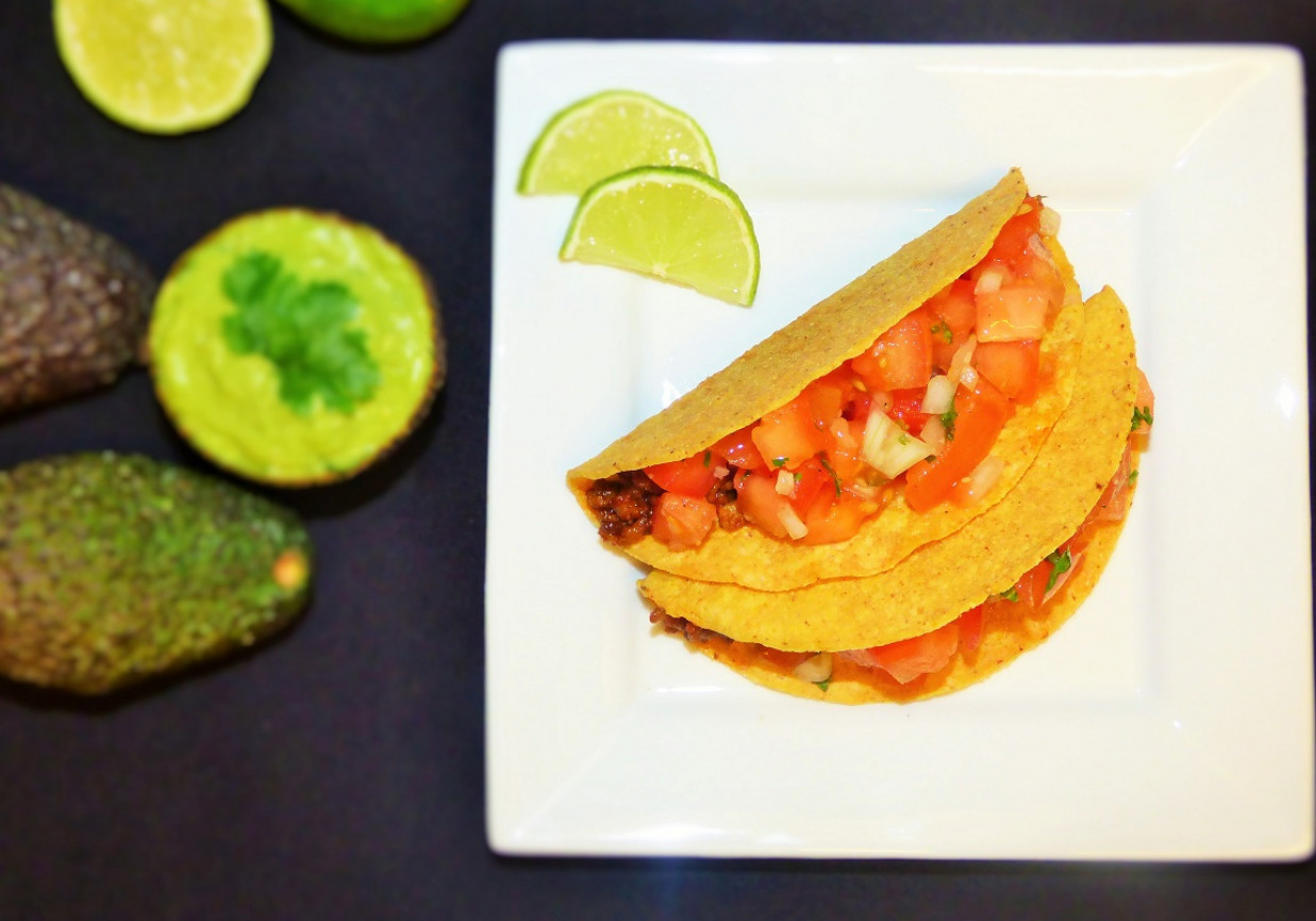 Tacos z wołowiną foto