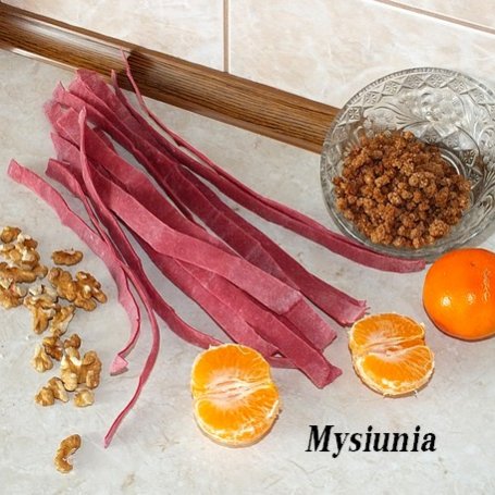 Krok 1 - Tagliatelle w słodkiej wersji foto