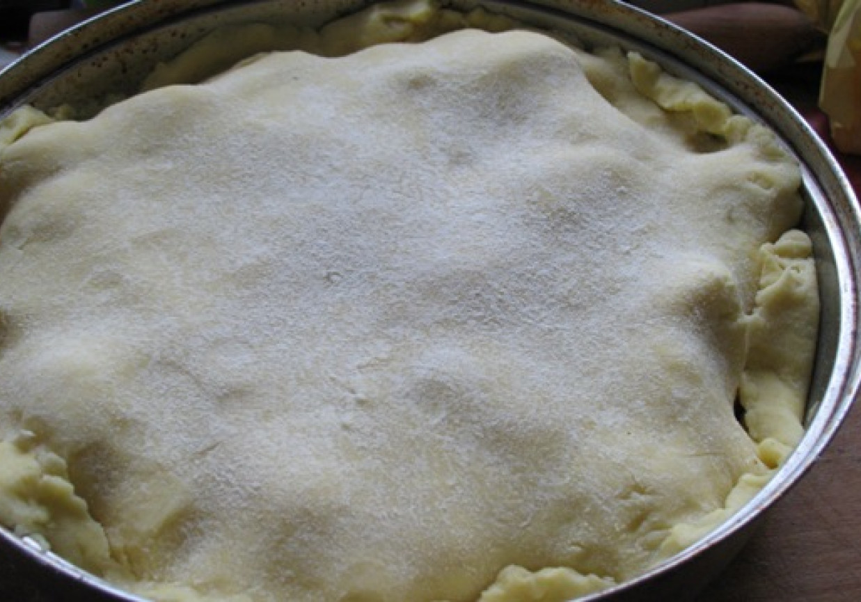 Tarta jabłkowa z karmelem foto