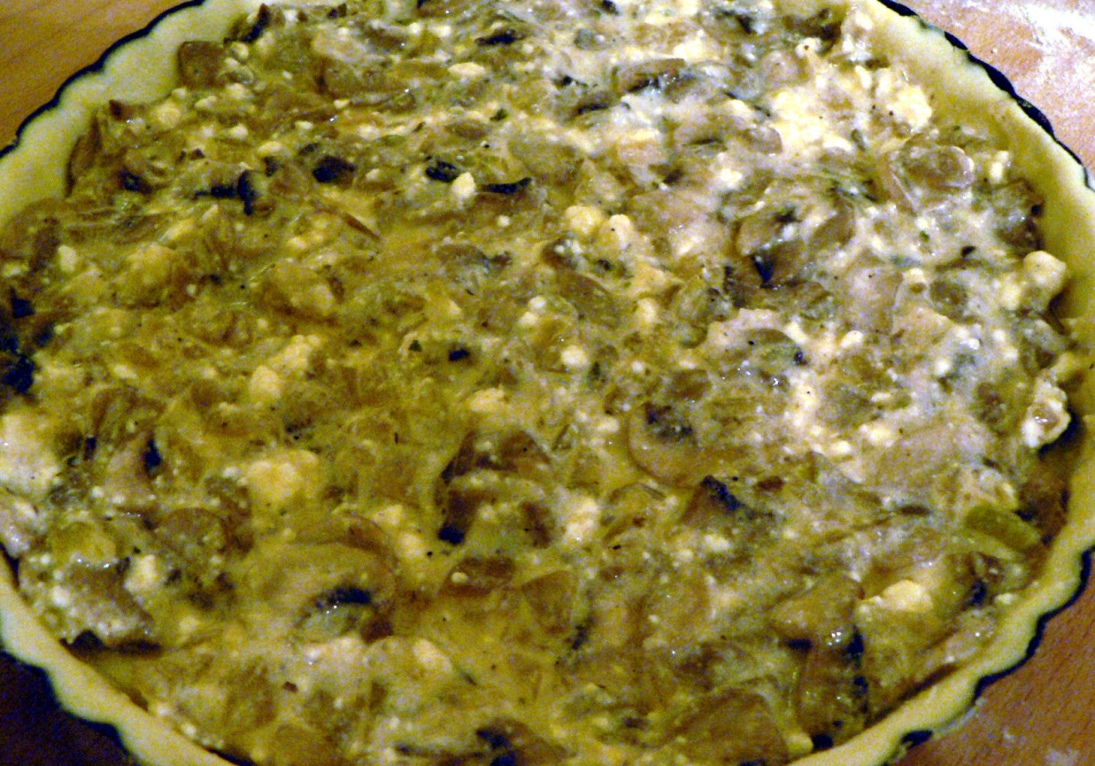 Tarta pieczarkowa II foto