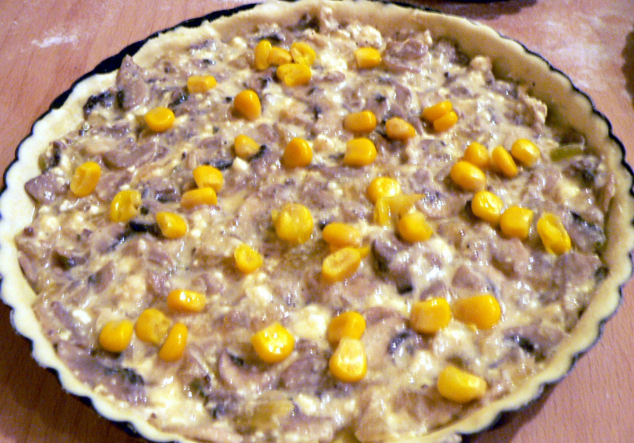 Tarta pieczarkowo-czosnkowa foto