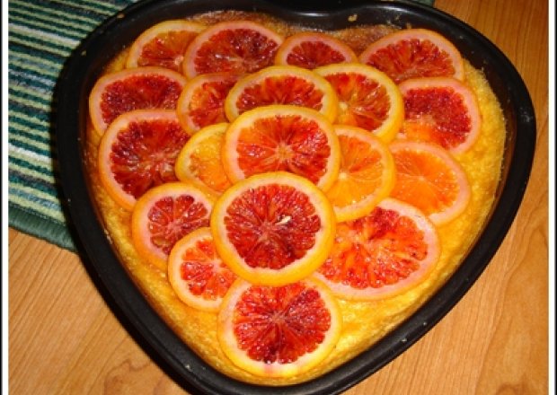 Fotografia przedstawiająca Tarta pomarańczowa