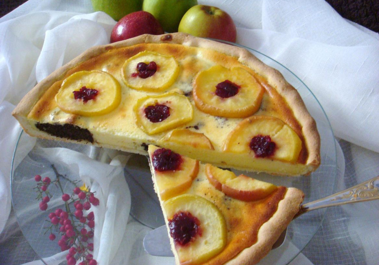 Tarta serowo-makowa foto