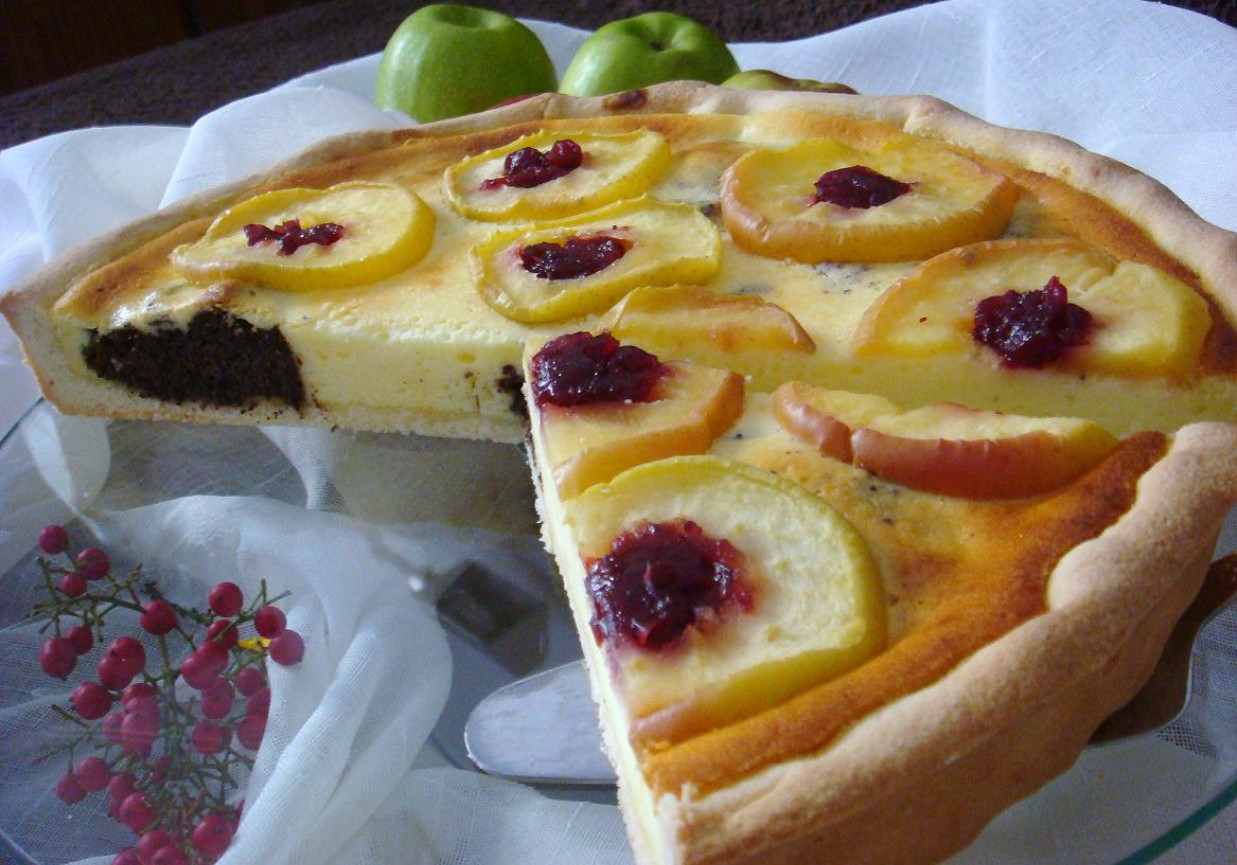 Tarta serowo-makowa foto