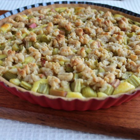 Krok 4 - Tarta serowo – rabarbarowa z nutą cynamonu foto