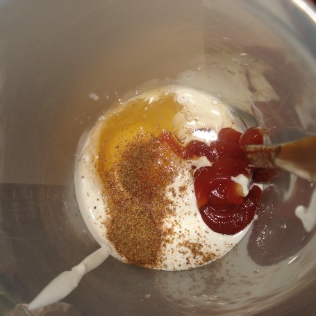 Krok 8 - Tarta z filetem z kurczaka i szparagami- z nutą sezamu foto