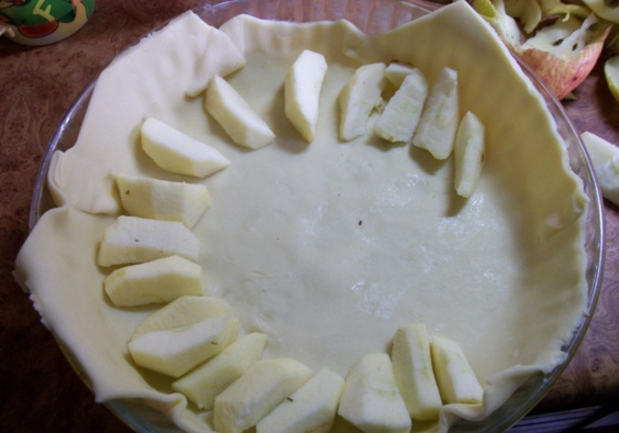Tarta z jabłkami foto