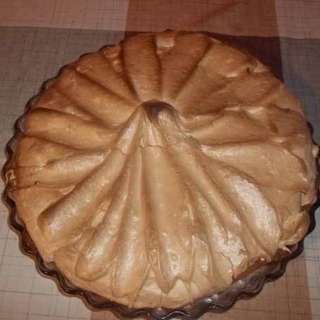 Krok 5 - Tarta z konfiturą z rabarbaru i bezą foto