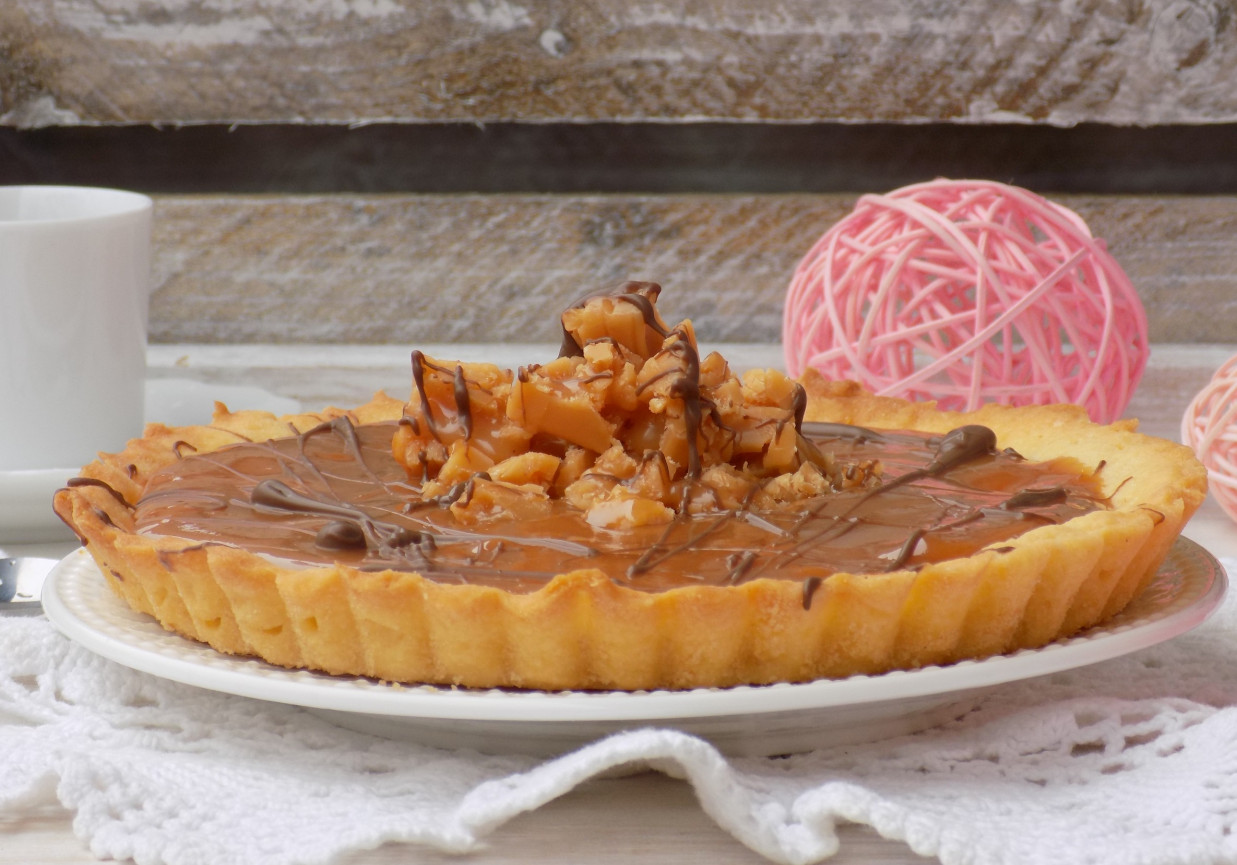 Tarta z krówkami foto