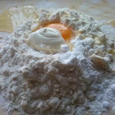Krok 1 - Tarta z malinami foto