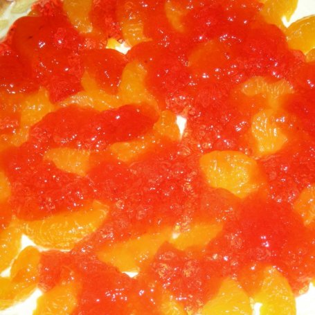 Krok 4 - tarta z mascarpone i mandarynkami foto
