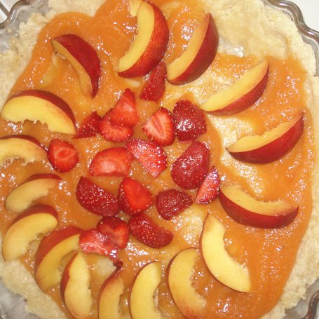 Krok 5 - Tarta z musem marchewkowym i owocami foto