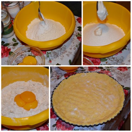 Krok 4 - Tarta z nadzieniem jabłkowo - wiśniowym. foto